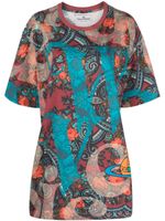 Vivienne Westwood t-shirt en coton à fleurs - Rose