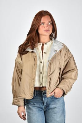 Weekend Max Mara jas Smalto 010 hazelnut