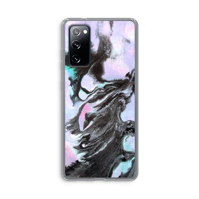 Pastel zwart: Samsung Galaxy S20 FE / S20 FE 5G Transparant Hoesje