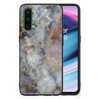 OnePlus Nord CE 5G Marmeren Print Telefoonhoesje Marmer Grijs OnePlus Nord CE 5G Marmeren Print Telefoonhoesje Marmer Grijs