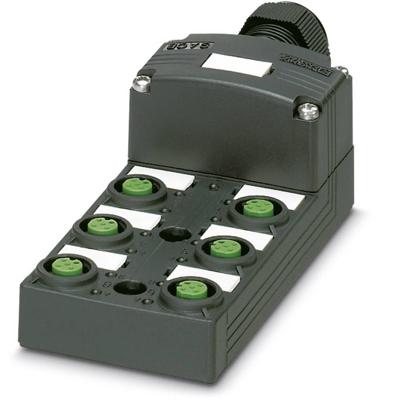 Phoenix Contact SACB-6/ 6-L-SC SCO P 1453009 Passieve sensor/actorbox M12-verdeler met kunststof schroefdraad 1 stuk(s)
