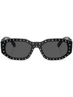 Versace Eyewear lunettes de soleil Biggie - Noir - thumbnail