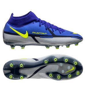 Nike Phantom GT 2 Elite DF AG-PRO Recharge - Blauw/Neon/Grijs/Blauw