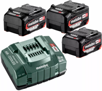 Metabo basis-set 3x 18 volt 5.2ah accu's | pick+mix - 685048000