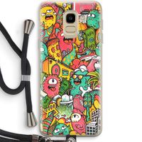 Vexx City: Samsung Galaxy J6 (2018) Transparant Hoesje met koord