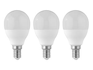 LIVARNO home 2 of 3 LED-lampen (4,2W E14 druppels, set van 3, melkachtig)