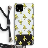 Bananas: Pixel 4 Transparant Hoesje met koord