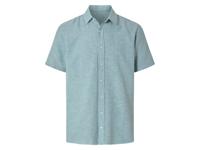 esmara Men Linnen heren overhemd (Turquoise, M (39/40)) esmara Men Linnen heren overhemd (Turquoise, M (39/40))