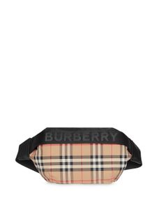 Burberry sac banane Sonny à motif Vintage Check - Tons neutres
