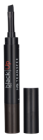 Black Up Matte Waterproof Brow Powder Gel & Brush GEL02 Wenkbrauw Make-Up 1.6 g Dames
