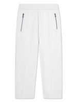 Moncler Enfant pantalon de jogging à logo appliqué - Blanc