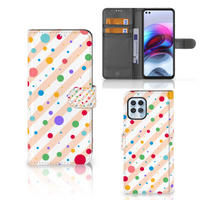 Motorola Moto G100 Telefoon Hoesje Dots - thumbnail