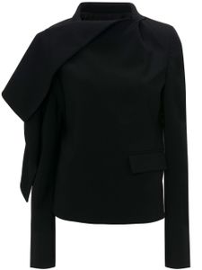 JW Anderson veste de tailleur drapée - Noir