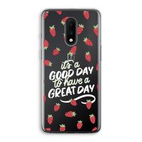 Don't forget to have a great day: OnePlus 7 Transparant Hoesje