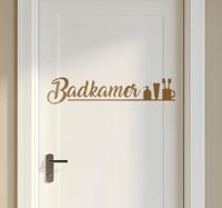 Badkamertekst badkamer sticker