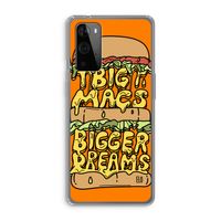 Big Macs Bigger Dreams: OnePlus 9 Pro Transparant Hoesje