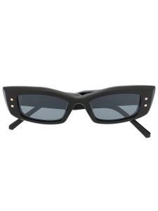 Valentino Eyewear lunettes de soleil Rockstud à monture rectangulaire - Noir