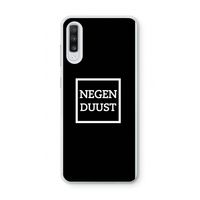 Negenduust black: Samsung Galaxy A70 Transparant Hoesje