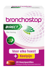 Bronchostop Direct Honing Hoestpastilles