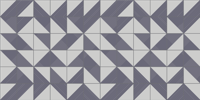 Vinyl tapijt hydraulisch zigzag grijs