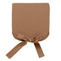 Dutch Decor - JAVA - Stoelkussen 40x40 cm - met lint - Tobacco Brown -