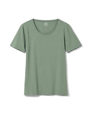 HEMA Dames Basic T-shirt Groen (groen)