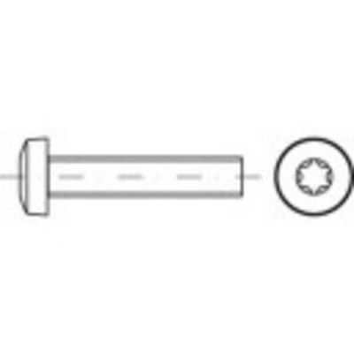 TOOLCRAFT 1068688 Lenskopschroeven M2 4 mm T-profiel DIN 7985 RVS A2 1000 stuk(s)