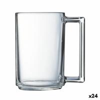 Kopp Luminarc À La Bonne Heure Transparant Ontbijt Glas (250 ml) (24 Stuks)