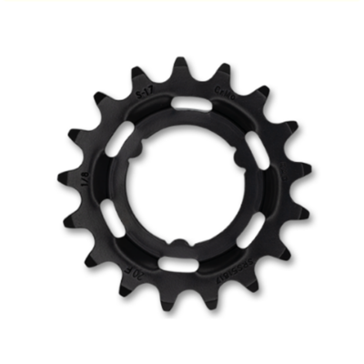 KMC shimano tandwiel 17t, chromoly black