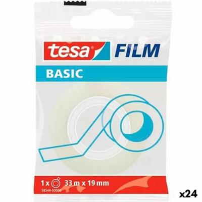 Plakband TESA Transparant Polypropyleen 19 mm x 33 m (24 Stuks)