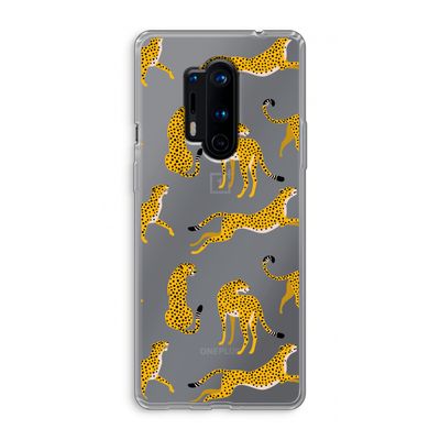 Luipaard: OnePlus 8 Pro Transparant Hoesje