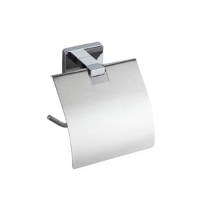 Toiletrolhouder Sapho Apollo 12.7x12.7 cm met Klep Chroom Sapho