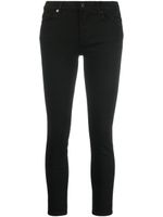 7 For All Mankind jean skinny à taille mi-haute - Noir