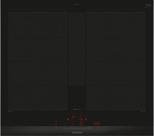 Siemens iQ700 EX675HYC1M kookplaat Zwart, Roestvrijstaal Ingebouwd 60 cm Inductiekookplaat zones 4 zone(s)