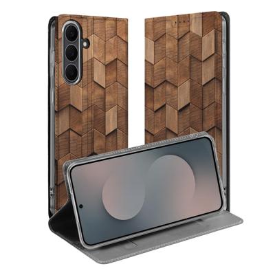Samsung Galaxy S25 FE | Bookcase | Wooden Cubes
