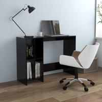 Bureau 102,5x35x75 cm bewerkt hout zwart