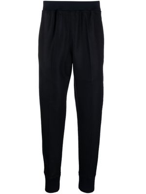Jil Sander pantalon de jogging à chevilles élastiquées - Bleu