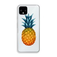 Grote ananas: Pixel 4 Transparant Hoesje
