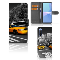 Sony Xperia 10 III Flip Cover New York Taxi