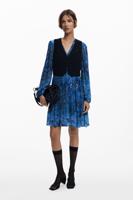 2-in-1 giletjurk - BLUE - L