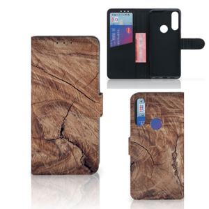 Alcatel 1S 2020 Book Style Case Tree Trunk