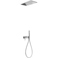 Regendouche set Tres 3V | Inbouw | Mengkraan | 3-weg | Rond | Chroom