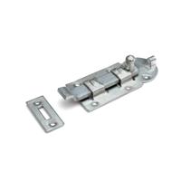 Rolschuif - staal verzinkt - met bocht - 4,4 x 10 cm - poortgrendels - Poortsluiting