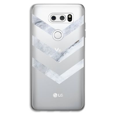 Marmeren pijlen: LG V30 Transparant Hoesje