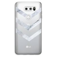 Marmeren pijlen: LG V30 Transparant Hoesje
