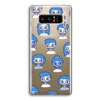Gezichtjes: Samsung Galaxy Note 8 Transparant Hoesje Gezichtjes: Samsung Galaxy Note 8 Transparant Hoesje