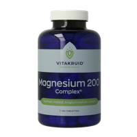 Magnesium 200 Complex Tauraat Malaat Bisglycinaat 180 Tabletten