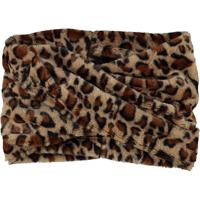 Sarlini Snood Fluffy Teddy Colsjaal Leopard Camel