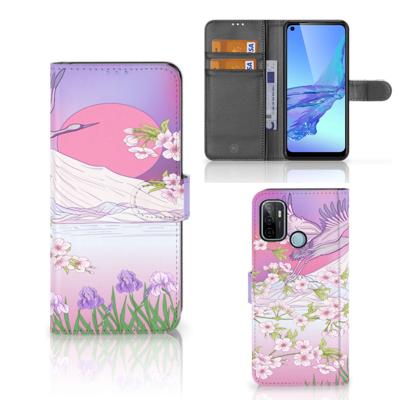 OPPO A53 | OPPO A53s | Telefoonhoesje | Met pasjeshouder | Bird Flying