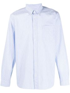 Woolrich chemise rayée à manches longues - Bleu